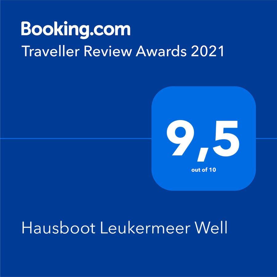 Hausboot Leukermeer Well Well  Dış mekan fotoğraf